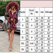 Aofur Women Faux Fur Camouflage Parka Women Hooded Long Winter Jacket Overcoat Plus Size S-3XL